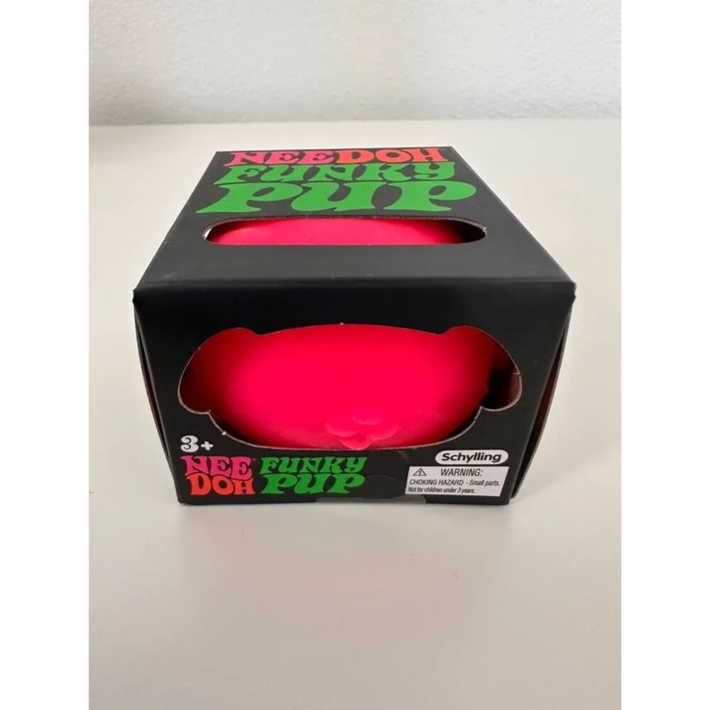 NeeDoh Funky Pup - Pink Squishy Sensory Fidget Toy